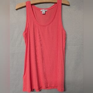 Tommy Bahama Coral Ribbed Scoop Tank Top Size L